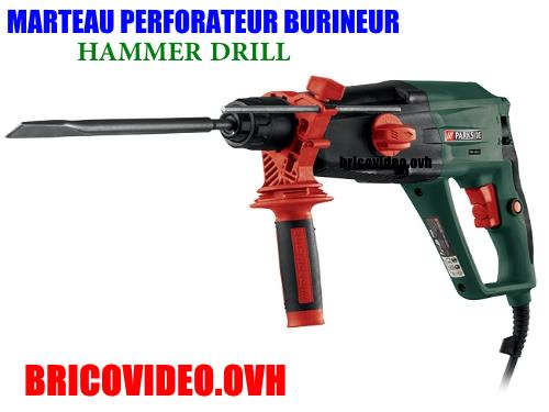 /marteau-perforateur-burineur-a-percussion-parkside-pbh-1050-a1-hammer-drill-lidl