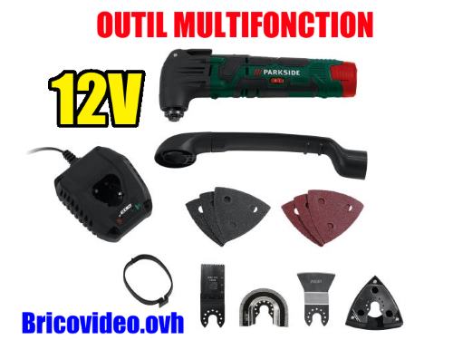 Lidl Parkside 12V cordless multi-purpose tool pamfw 12 19000 rpm 1,5 Ah accessories video manual