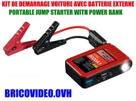 Ultimate speed Portable Jump Starter lidl upbs 8000 with Powerbank
accessories test advice customer reviews price instruction manual technical data