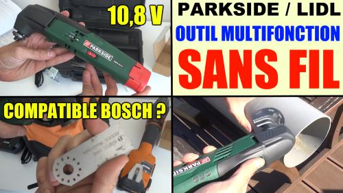 Parkside cordless multi-purpose tool lidl PAMFW 10,8v a1 for sawing, cutting and sanding test advice customer reviews price instruction manual technical data