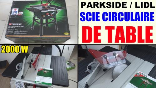 Parkside table saw ptk 2000 b2 lidl For precise cuts in wood, chipboard, coated furniture panels and plastics accessories test advice customer reviews price instruction manual technical
data