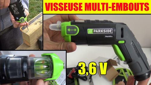 Parkside 3.6V Li-Ion Cordless Screwdriver lidl rapidfire accessories test advice customer reviews price instruction manual technical data