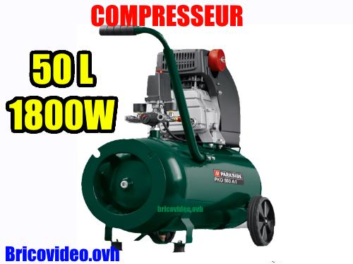compresseur-parkside-pko-500-lidl-10bar-50l-1800w-test-avis-notice