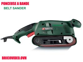 Parkside belt sander lidl pbs 600w b1 accessories test advice customer reviews price instruction manual technical data