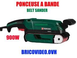 Lidl belt sander parkside pbs 900w accessories test advice customer reviews price instruction manual technical data