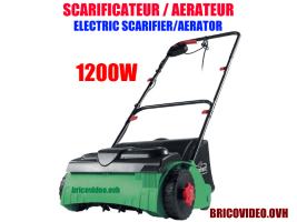 lidl electric scarifier aerator florabest 1200 w 3600 rpm 31 cm accessories video manual