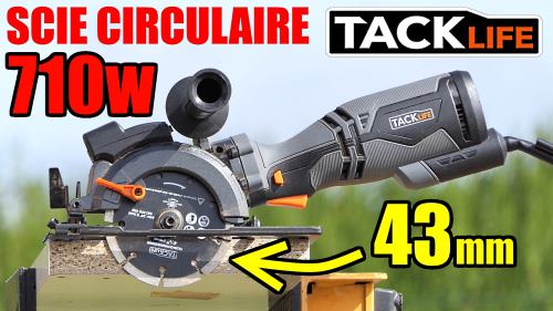 Scie Circulaire Plongeante Tacklife Tcs115a 710w