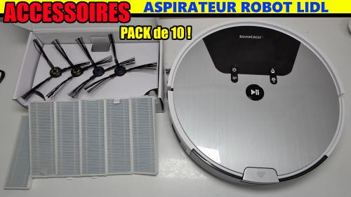 aspirateur-robot-LIDL-SILVERCREST-SSRA1-accessoires-filtre-hepa-brosse-laterale