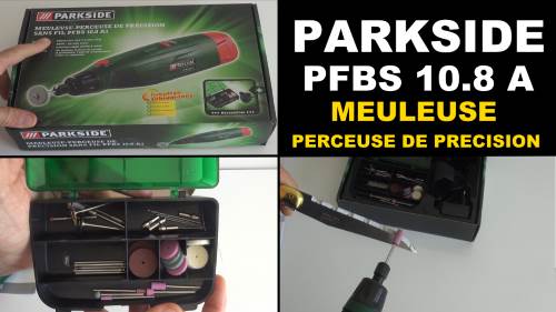 parkside pfbs 10.8 a1 meuleuse perceuse de precision cordless multi grinder akku feinbohrschleifer accu fijnboorslijpmachine